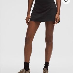 Lululemon Athletica Black Pace Rival Tall Skirt